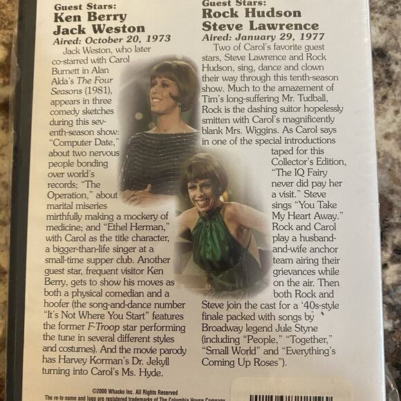 The Carol Burnett Show Collectors Edition VHS Lot of 5 Columbia House Vintage - Picture 11 of 12